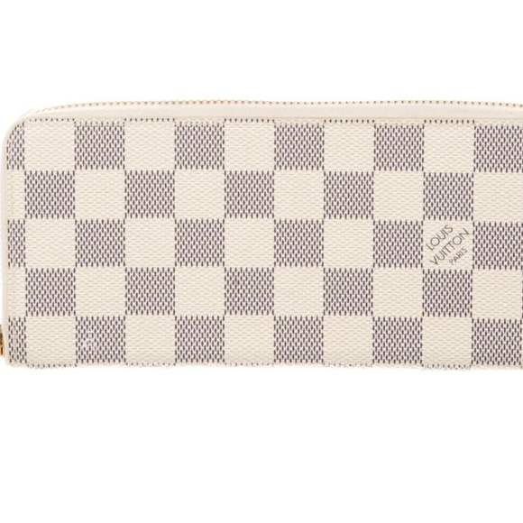 Louis Vuitton  Damier Azur Pattern Clemence Wallet - Picture 2 of 3